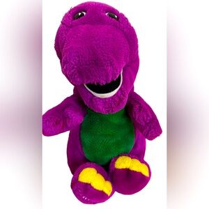 Barney the purple dinosaur plush toy, 15 inches